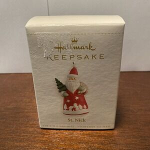 Hallmark Keepsake Ornament ‎ St Nick 2006 Christmas Ornament NIB